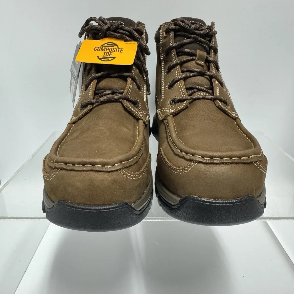 Brand New Ariat Edge LTE Chukka Comp Toe Brown Work Boots 10024951 Men's Size 9